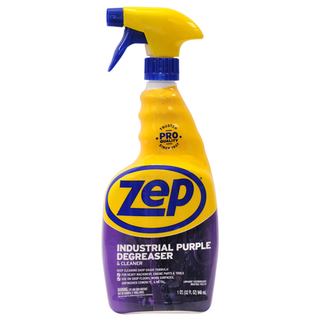 Zep Industrial Degreaser And Cleaner, 32 oz. Bottle, Liquid, Purple, 12 PK R42310